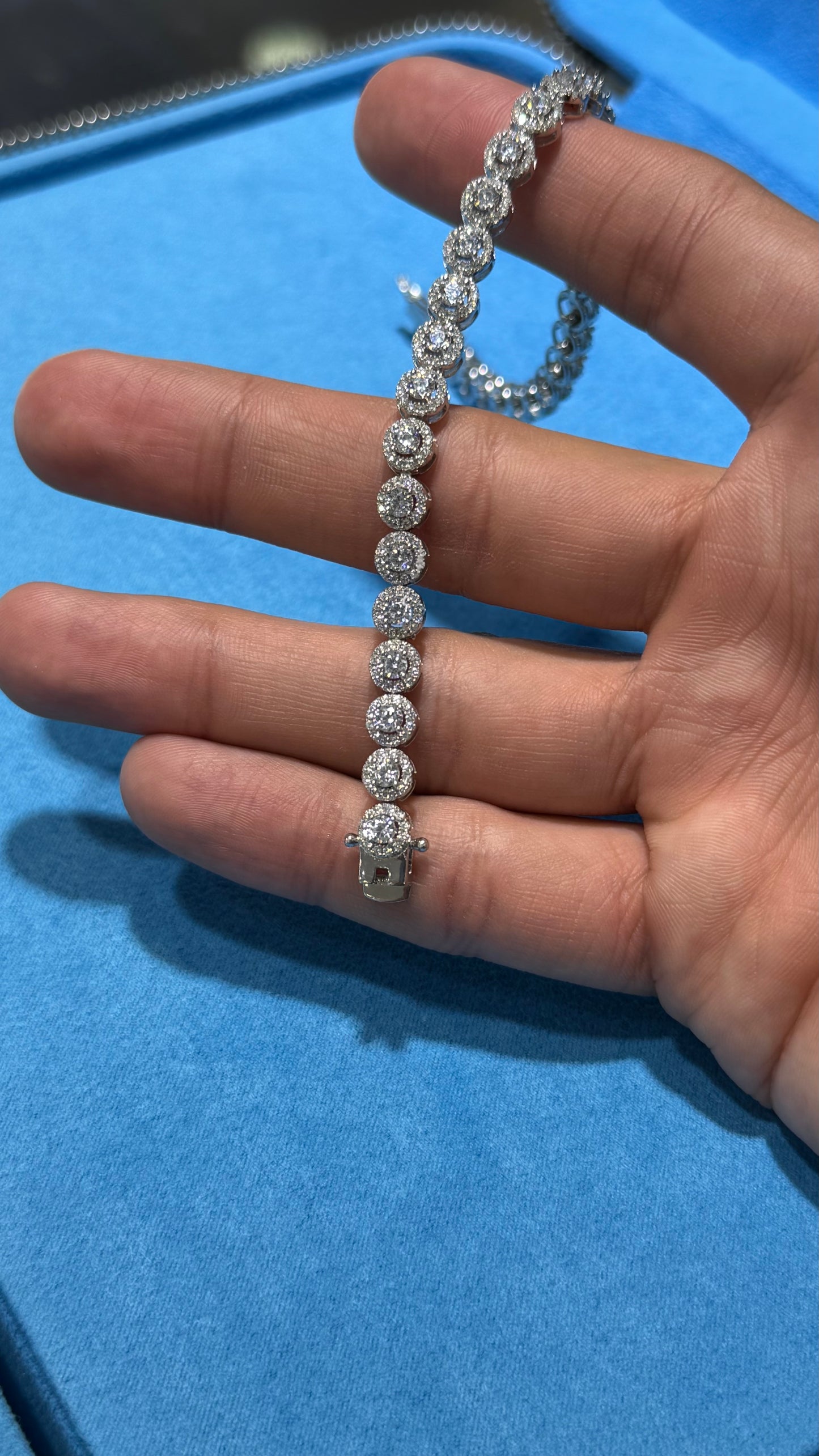 Pulso Tennis Circle Plata.925