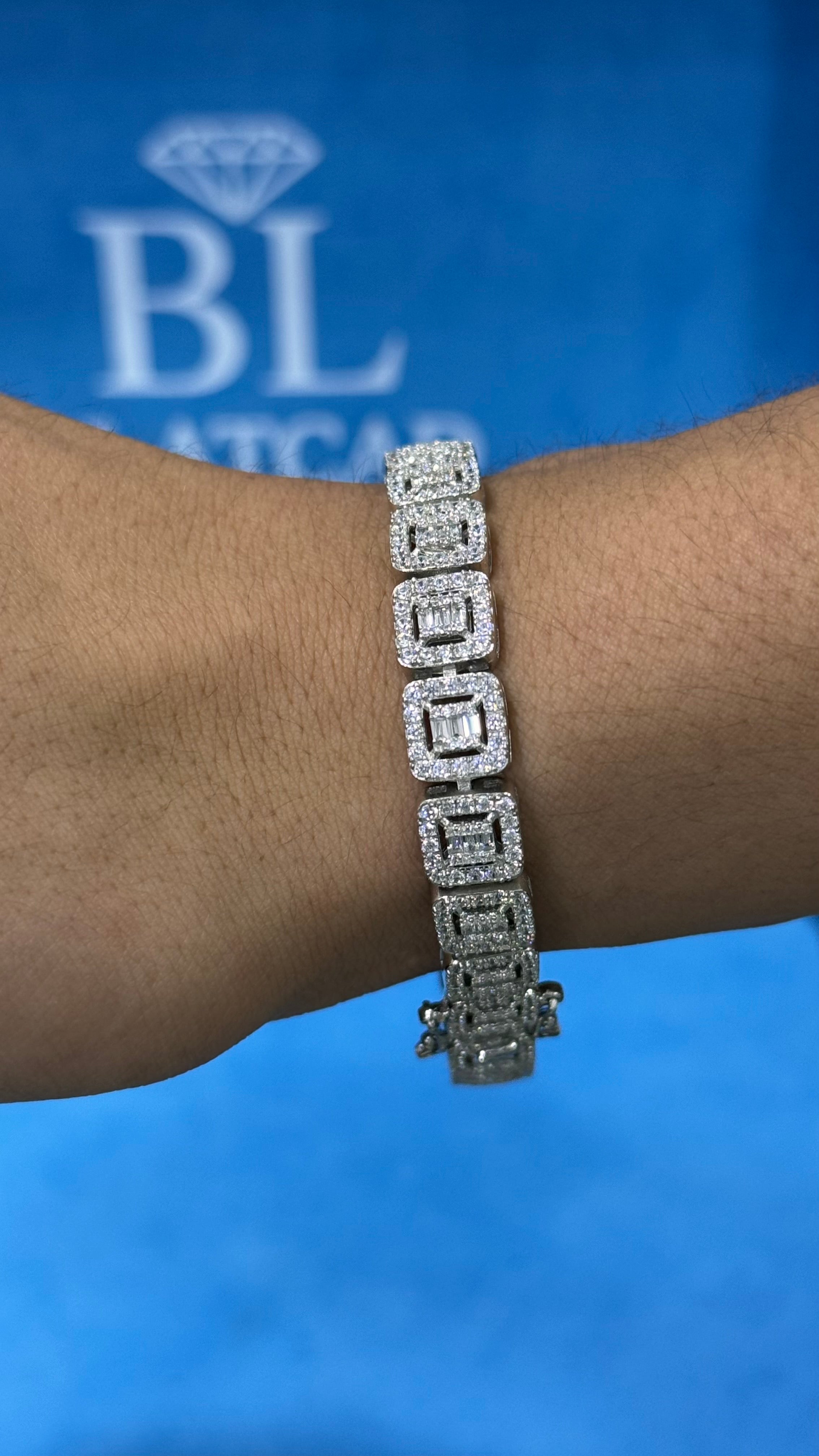 Pulso Cuadrado Plata.925