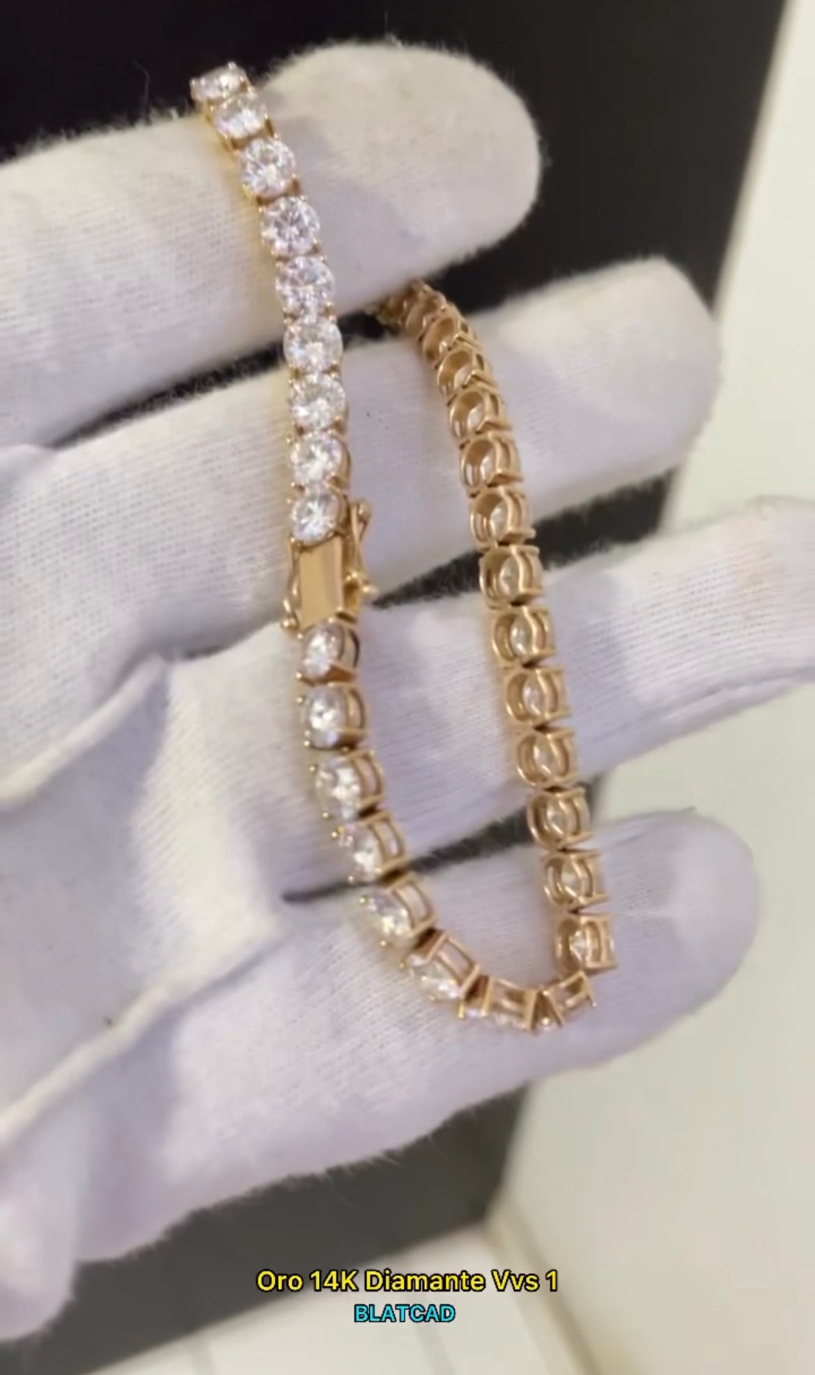 14K Gold Tennis Bracelet