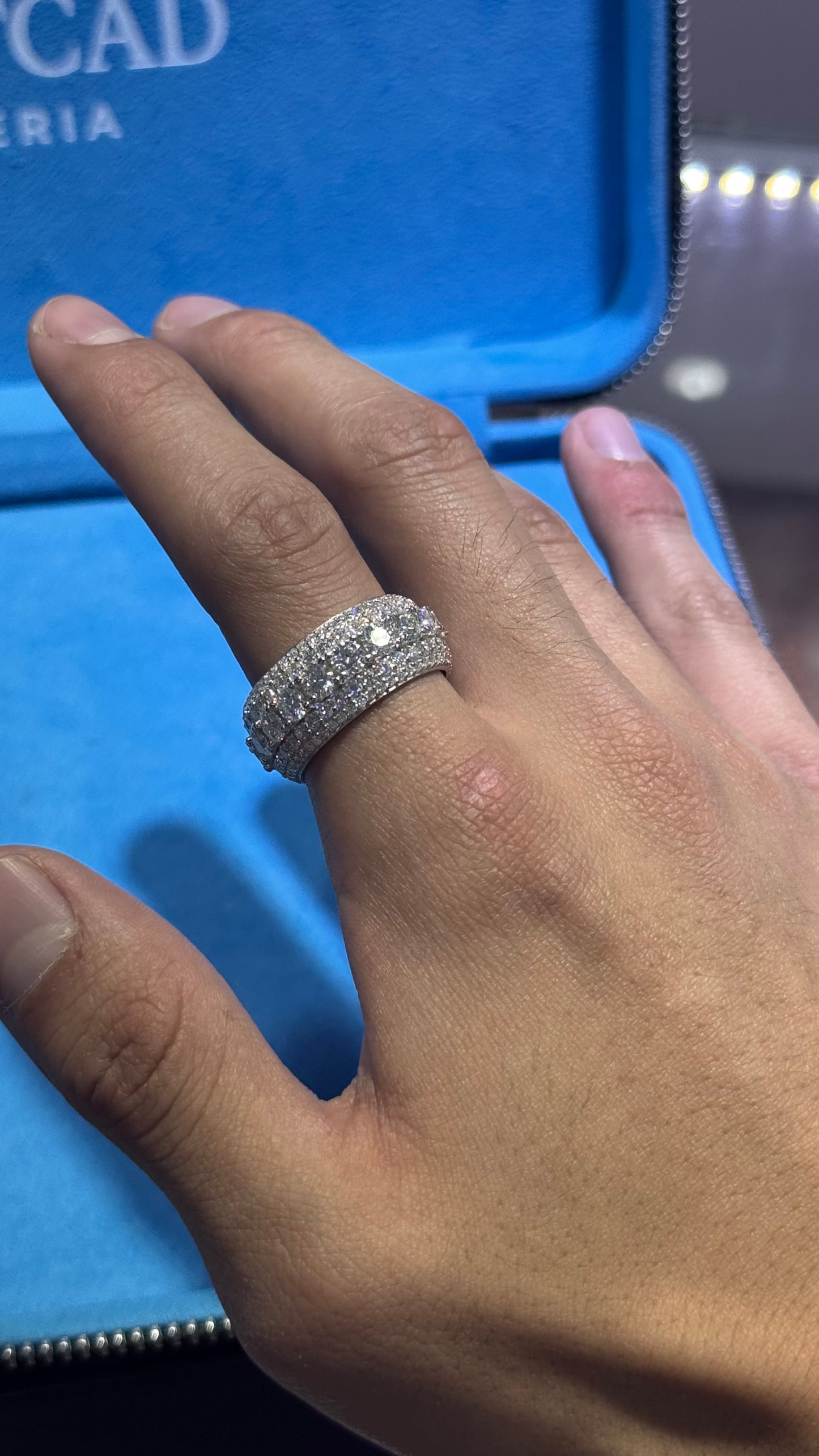 Anillos CoFl Moissanita Plata.925