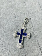 Twist And Cross Pendant Silver.925