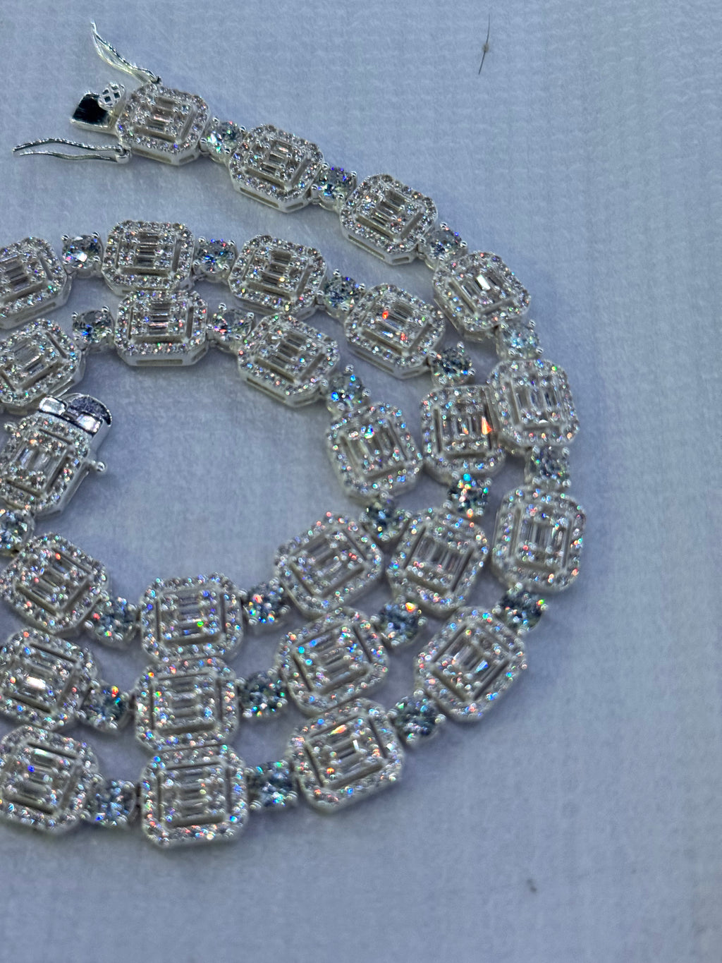 Cadena Cuadrada Plata.925