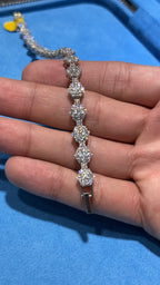 Pulso Crew Moissanita Plata.925