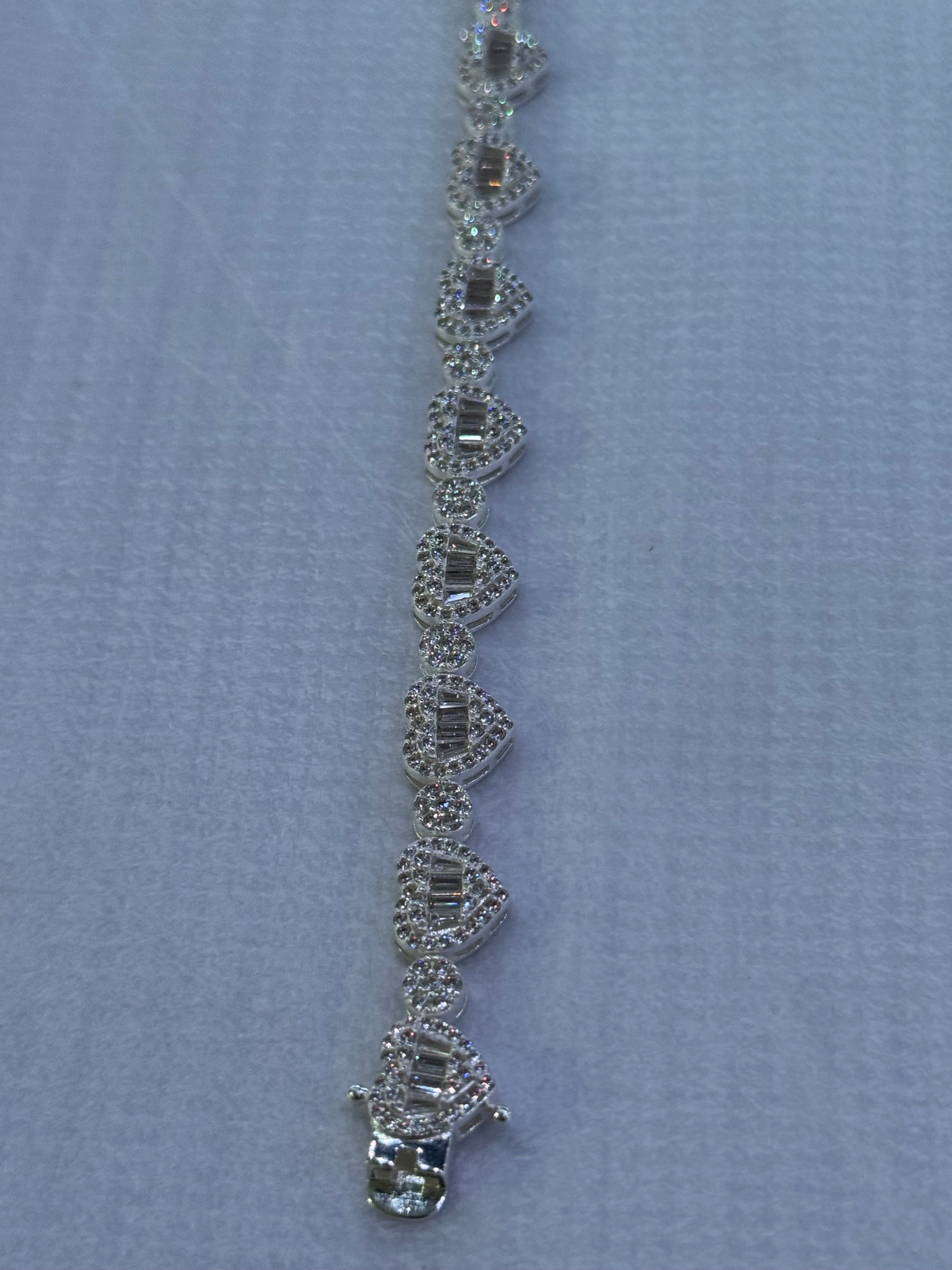 Pulso de Corazónes Plata.925