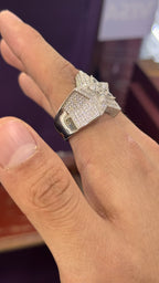 Anillos Estrella Moissanita Plata.925