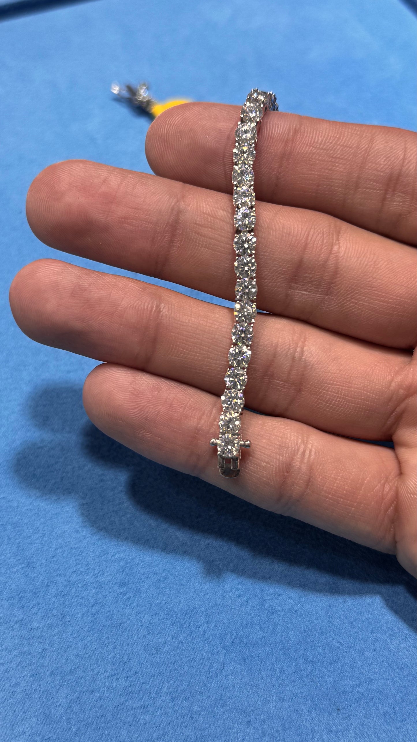 Pulso Tennis Moissanite Plata.925