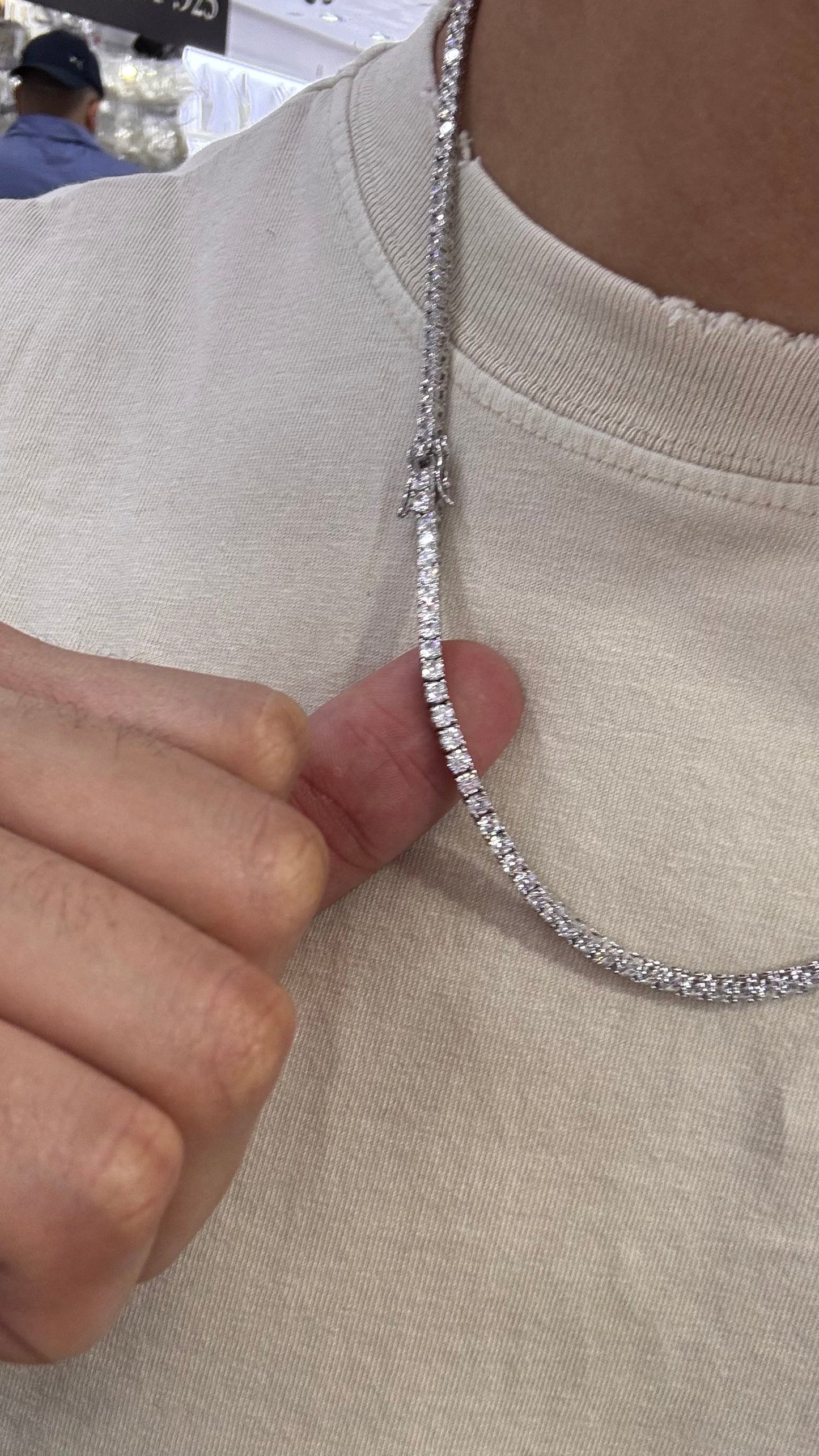 Cadena Tennis Plata.925