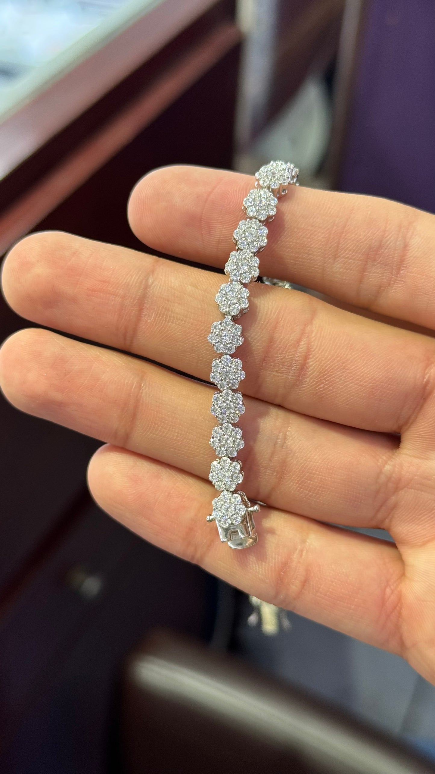 Pulso Tennís Circle Plata.925