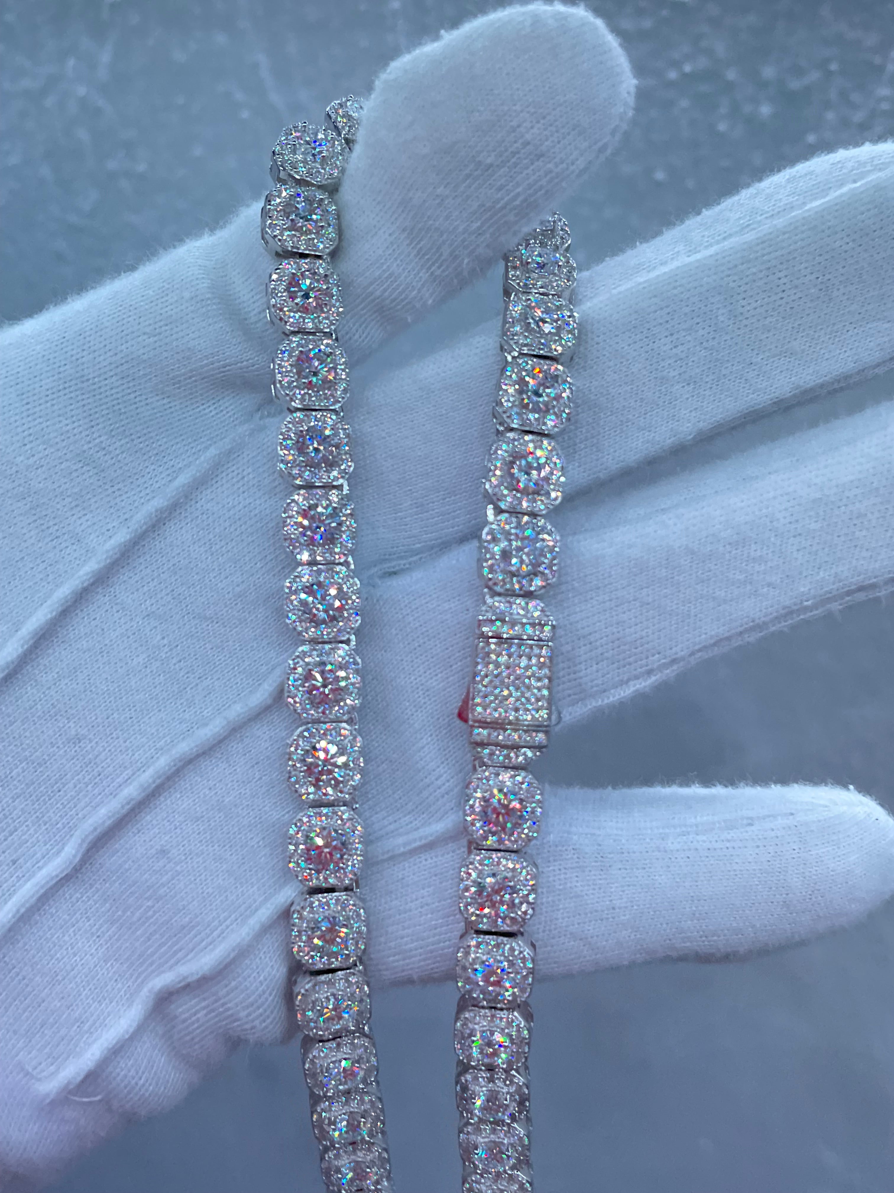 Moissanite Tennis Chain