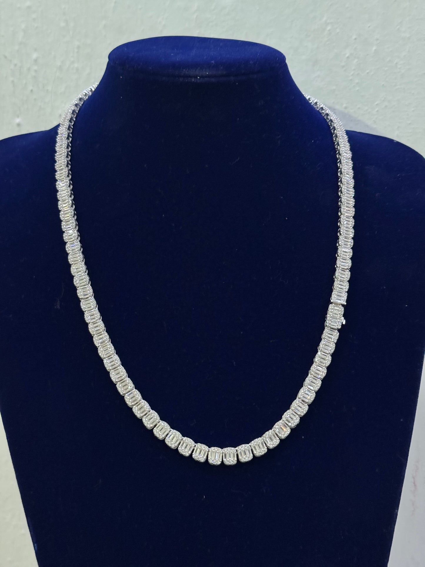 Cadena Baguette Plata.925