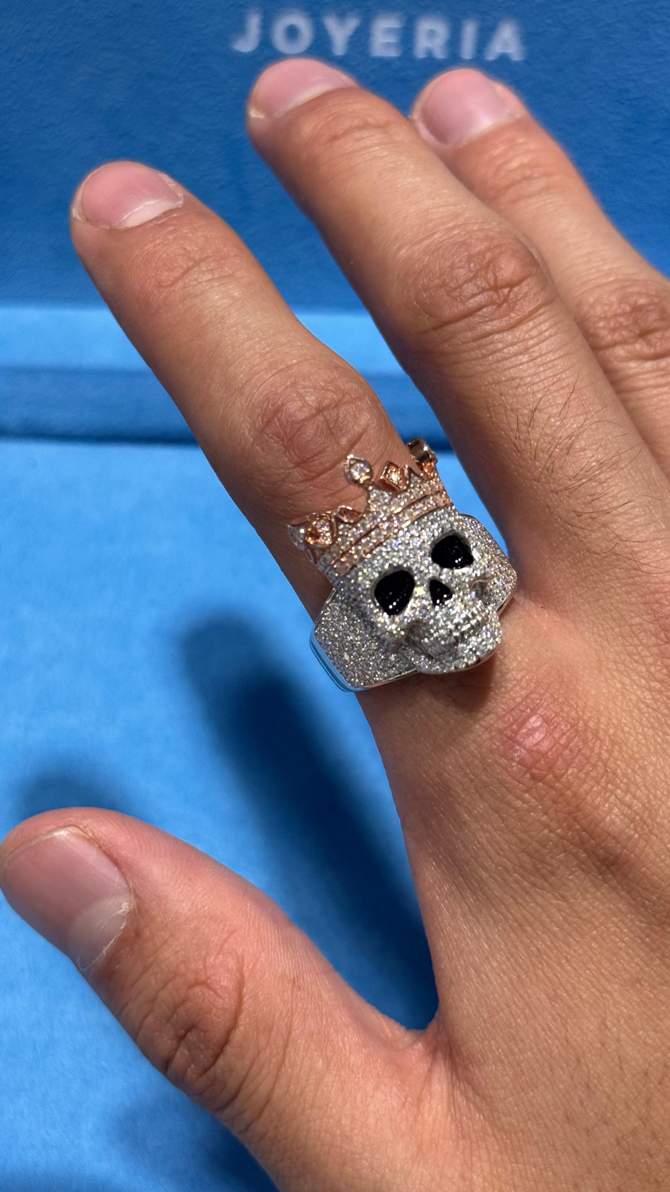 Anillos CalaV Moissanita Plata.925