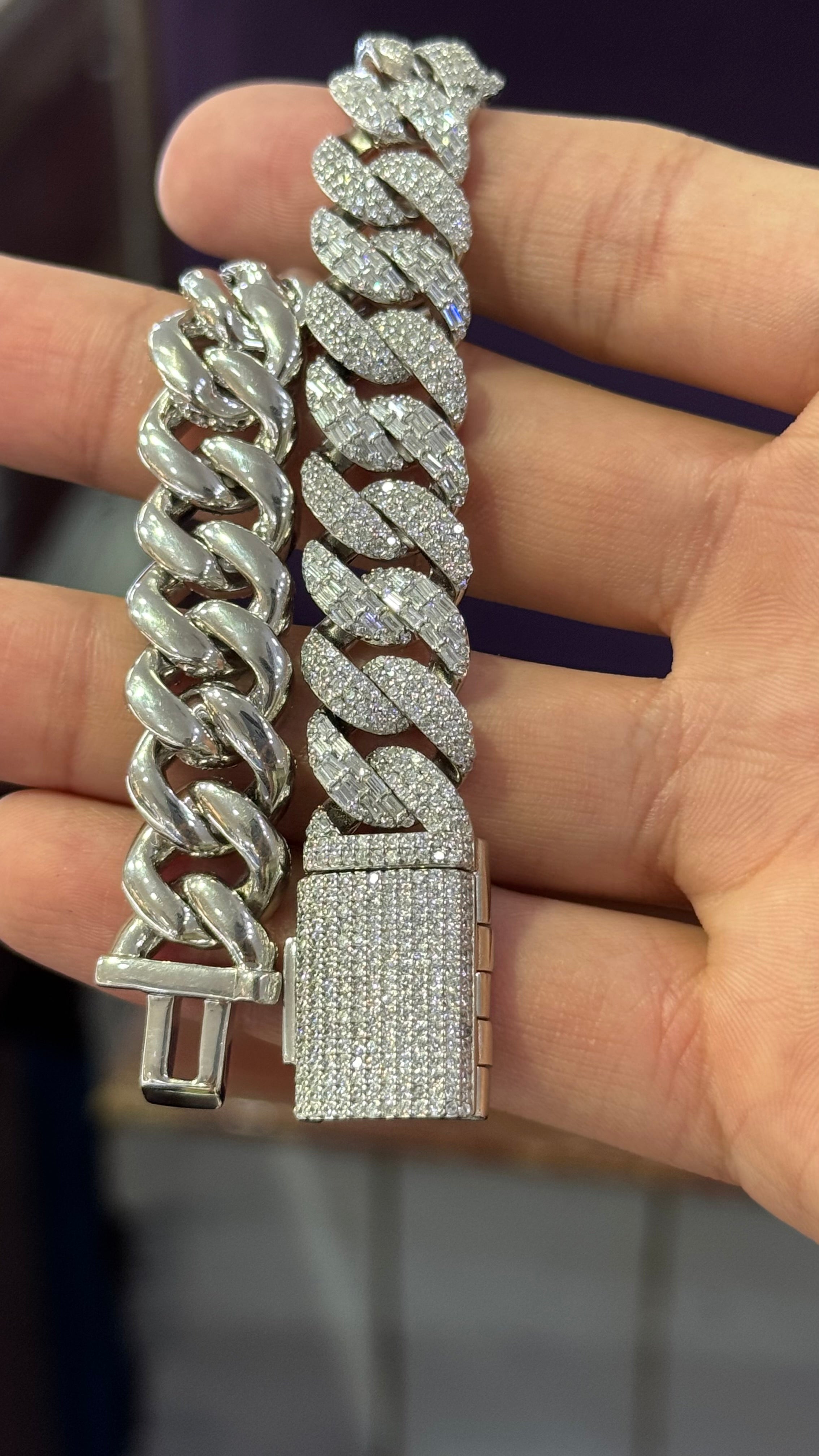 Pulso Miami Baguette Plata.925