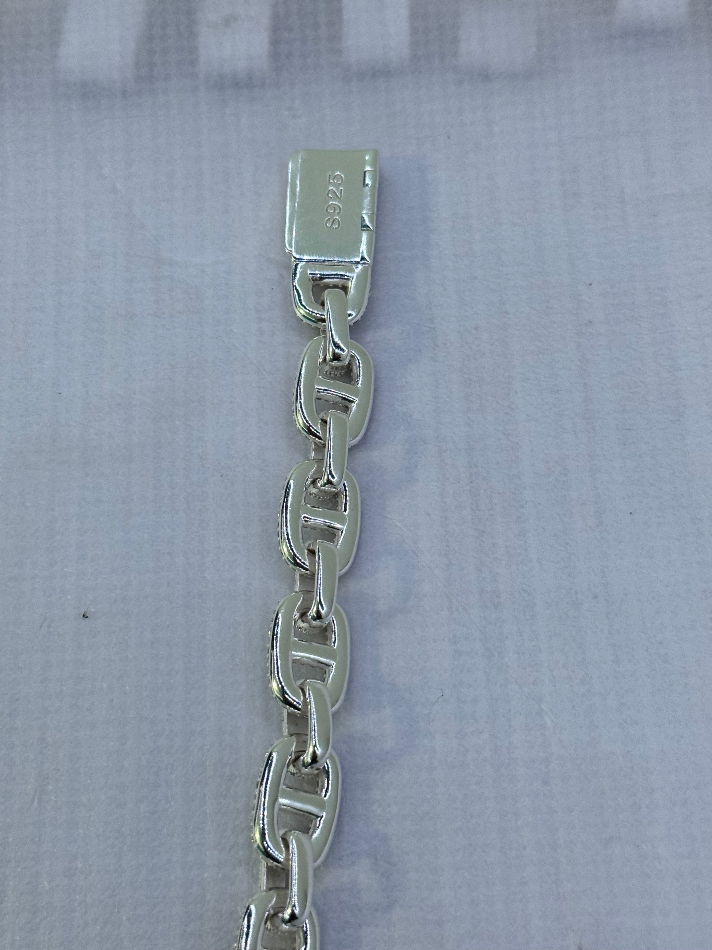 Pulso Tipo Gucci Plata.925