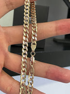 Cadena Barbada Oro 10k