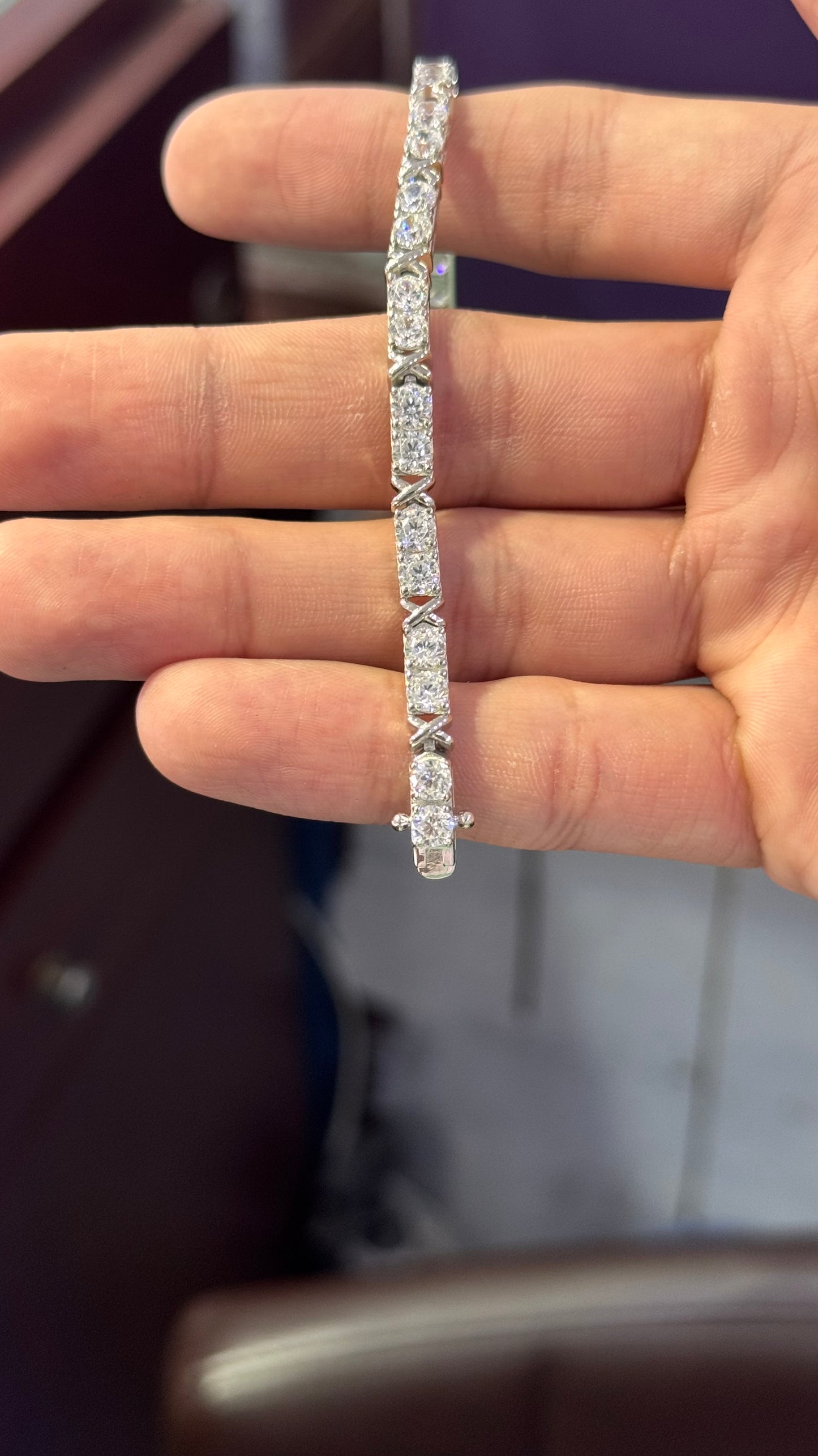 Pulso Tennis X Plata.925