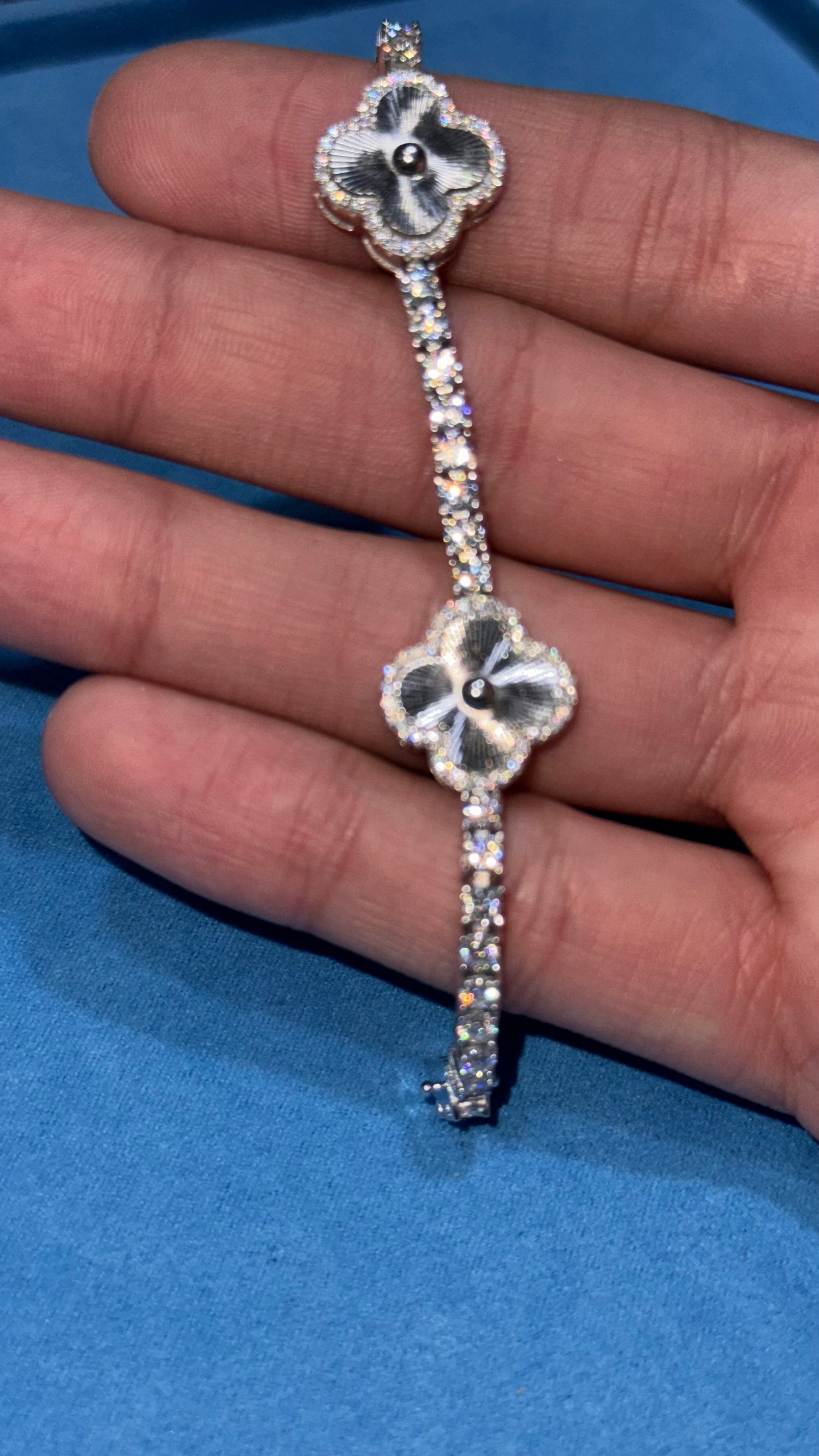 Pulso VanTen Moissanita Plata.925