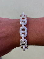 Pulso Tipo Gucci Plata.925