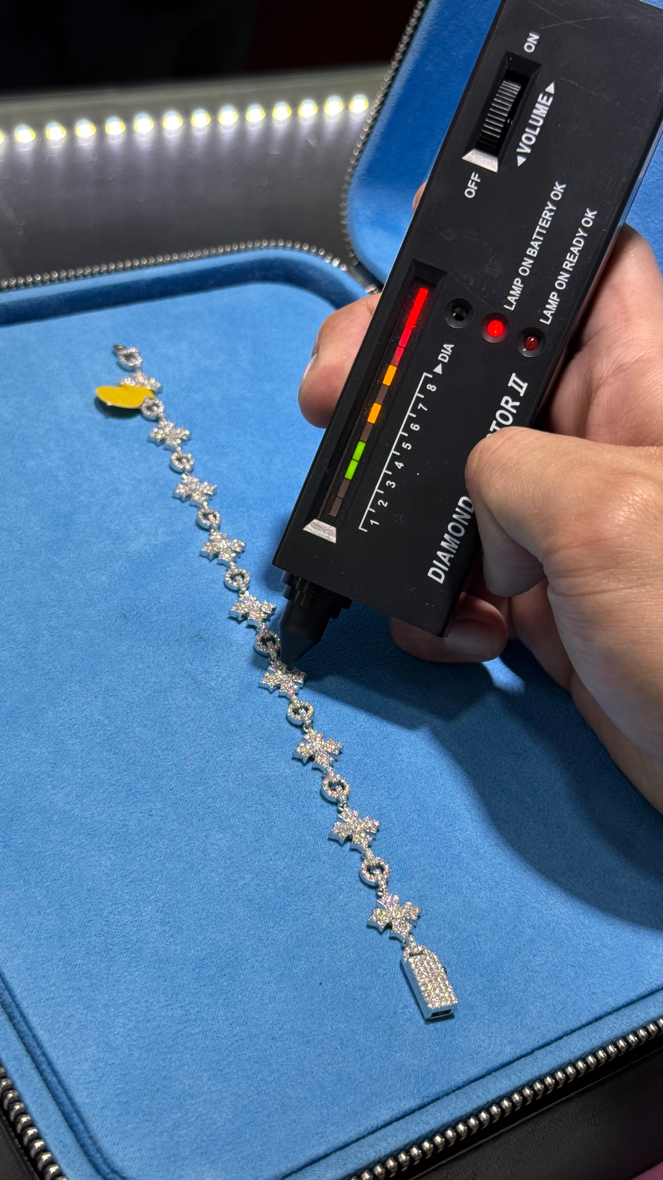 Pulso Copos Nieve Moissanita Plata.925