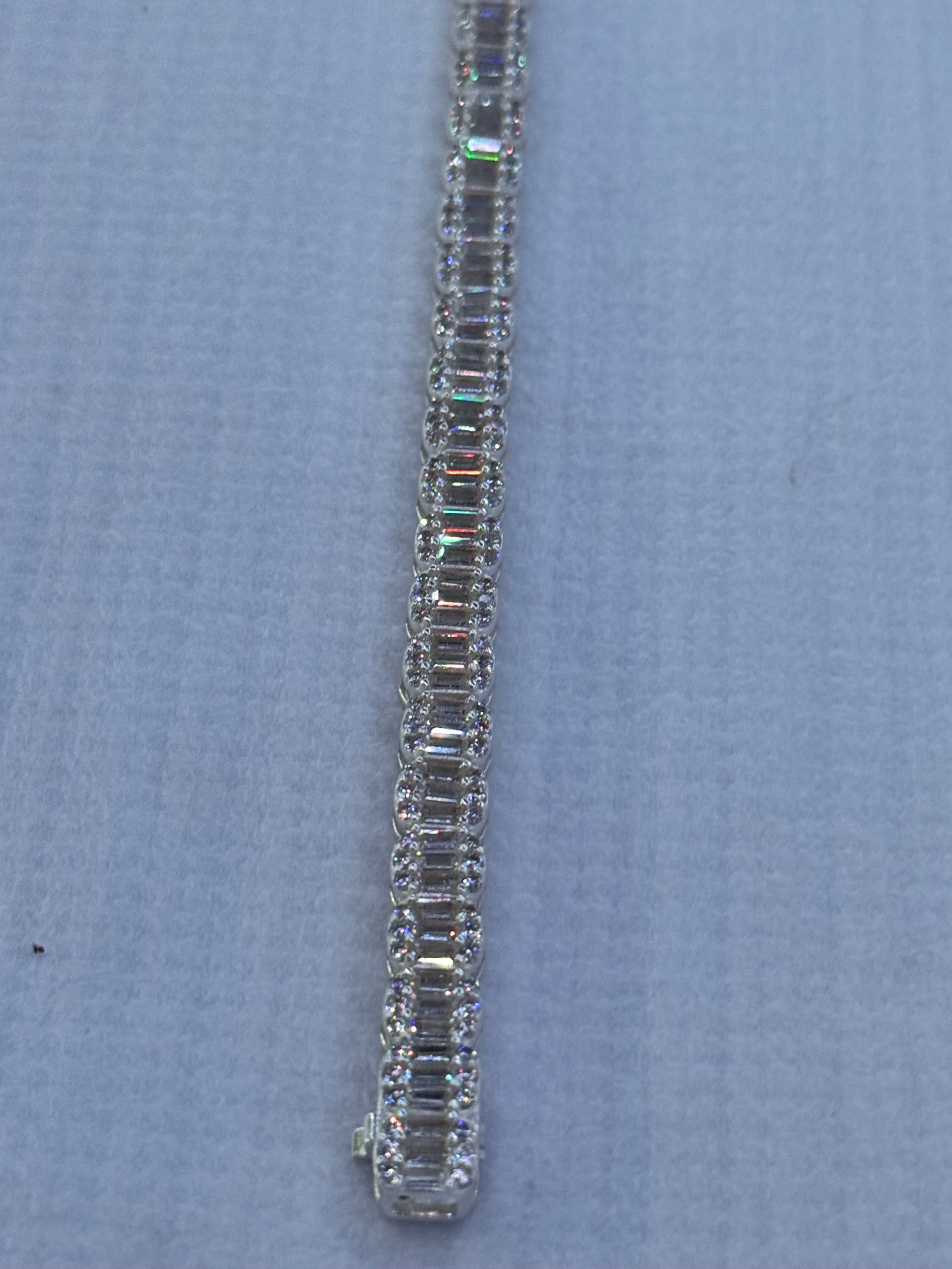 Pulso Baguette Plata.925