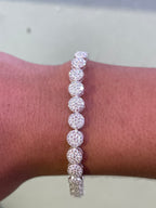 Silver Circle Bracelet.925