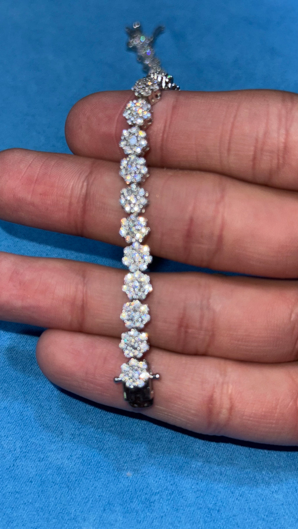 Pulso Tennís Circle Plata.925