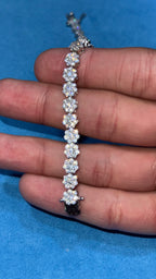 Pulso Tennís Circle Plata.925