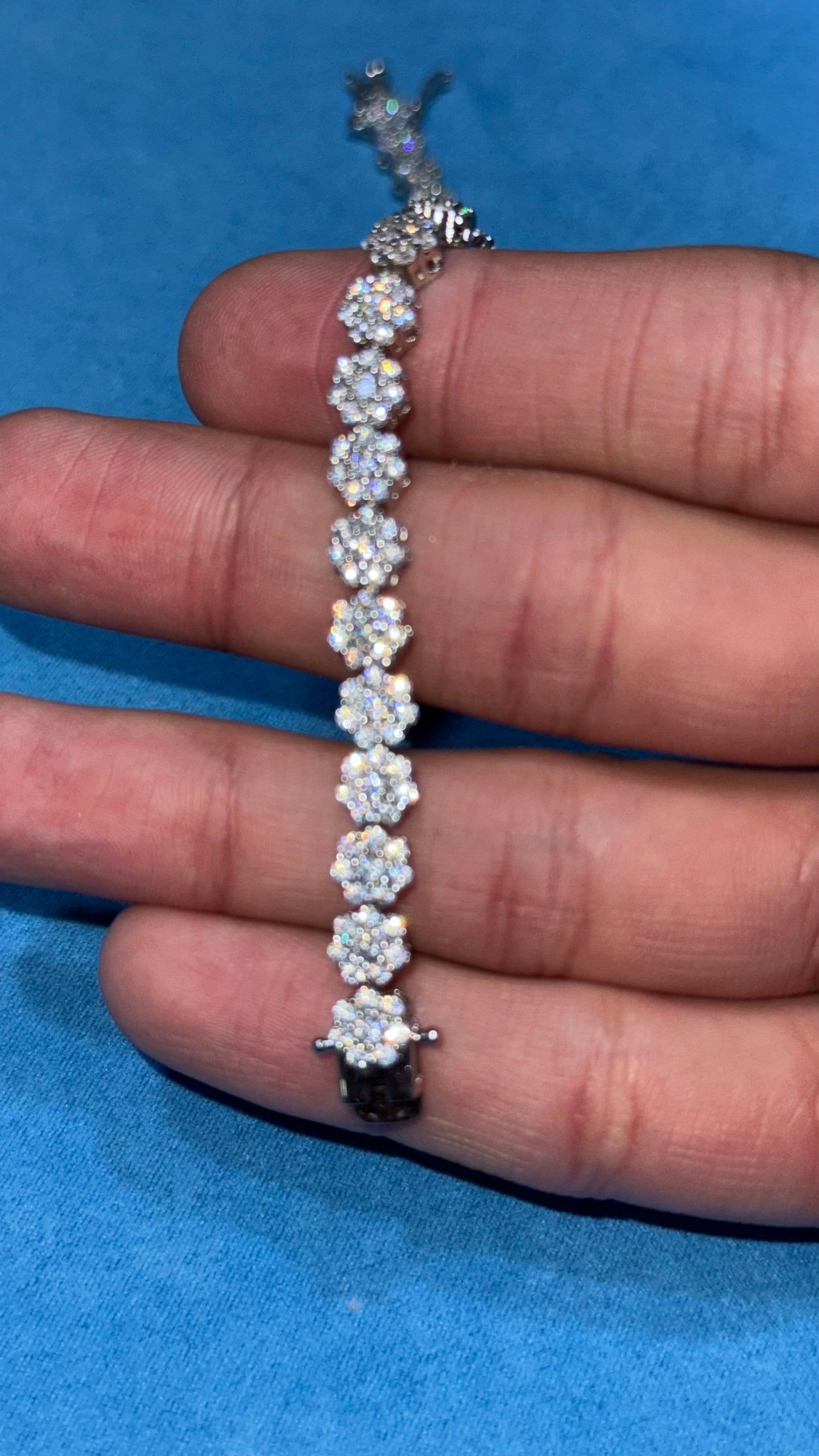 Pulso Tennís Circle Plata.925