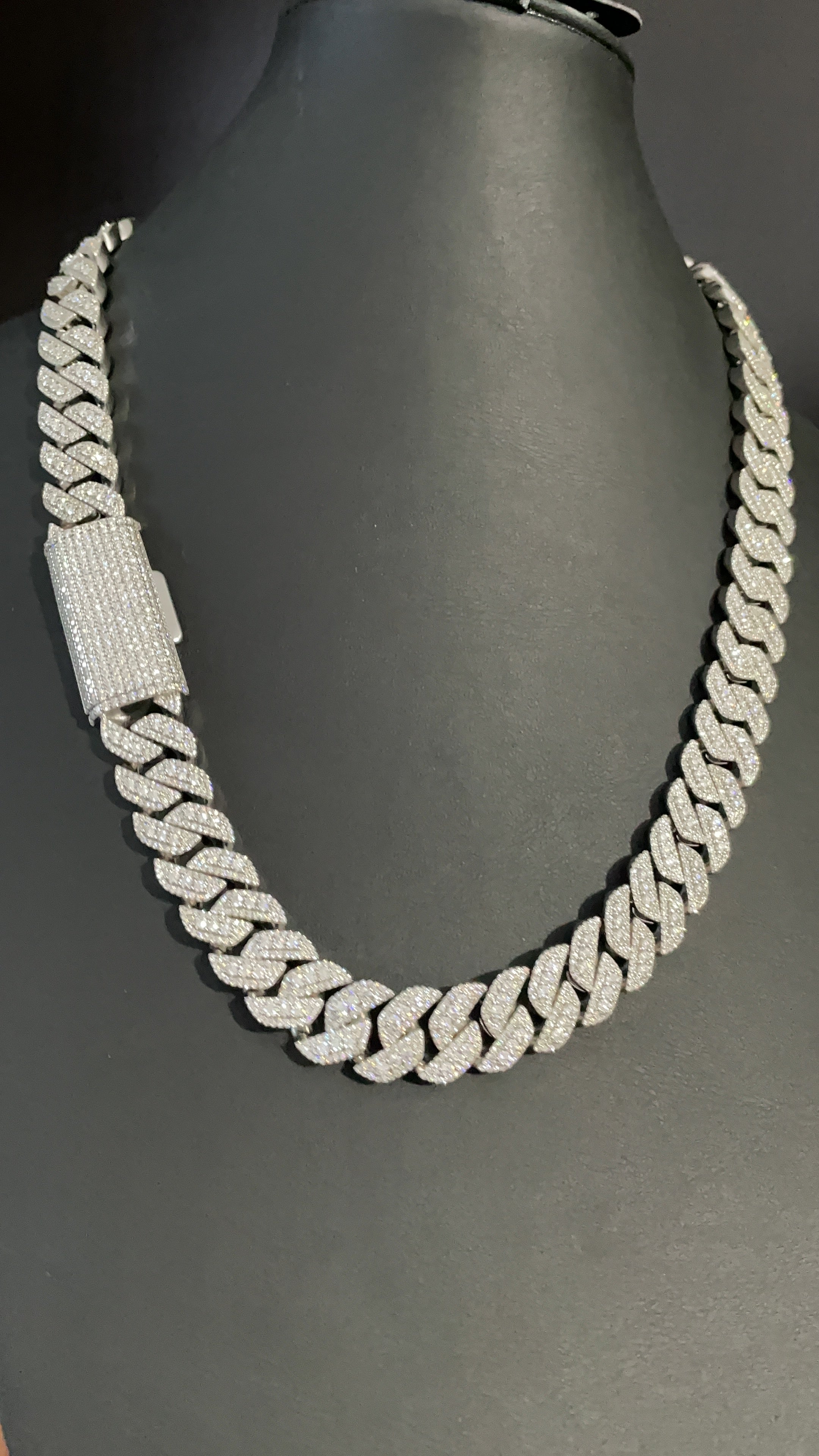 925 Silver Miami Chain