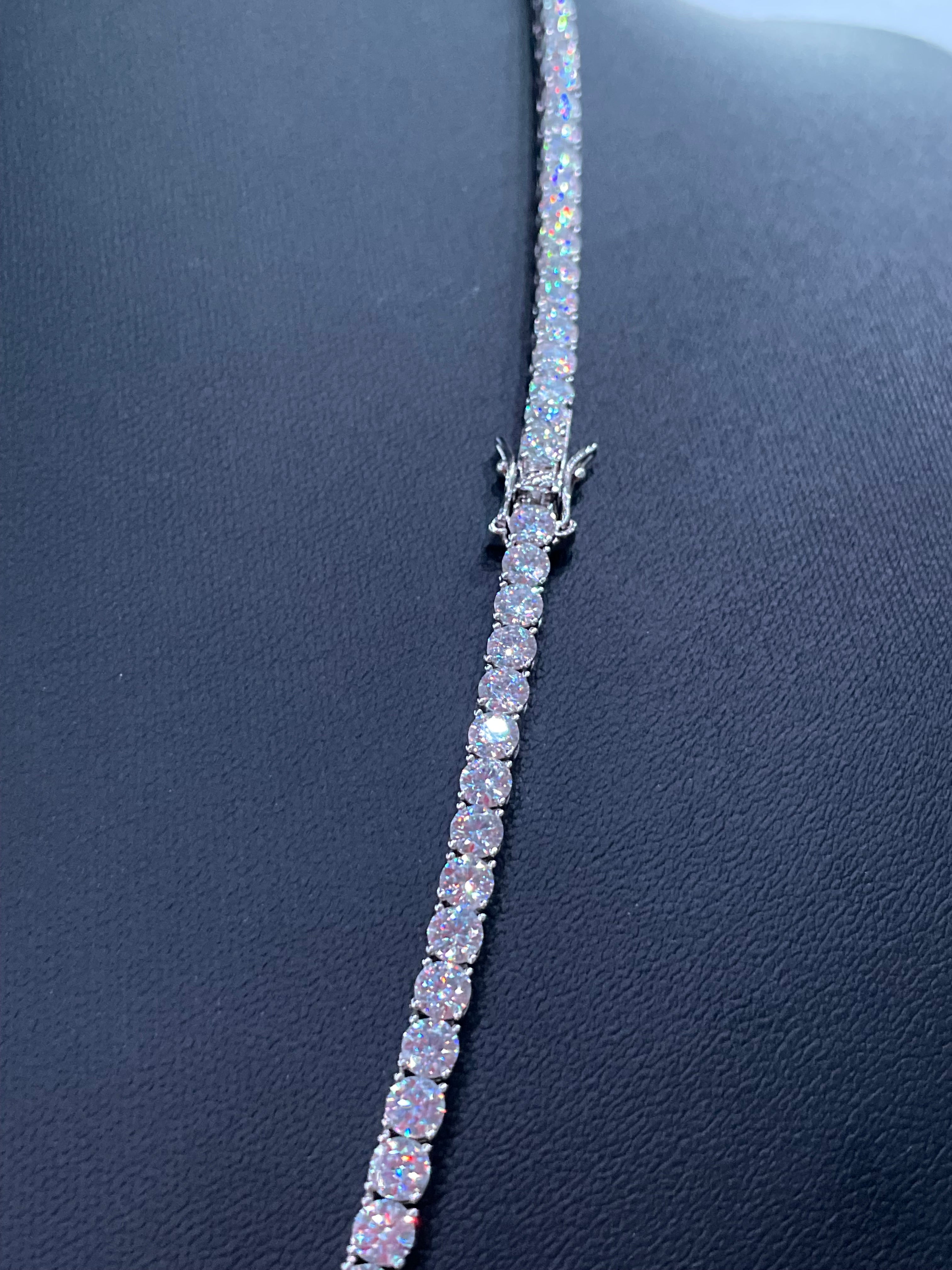 Moissanite Tennis Chain