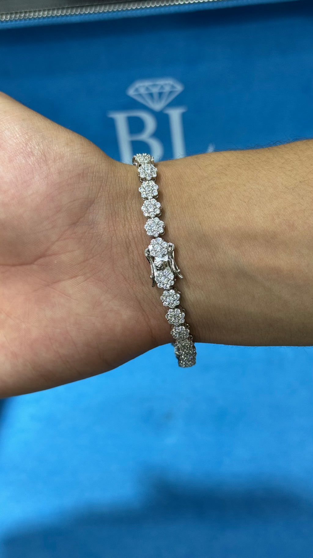 Pulso Tennís Circle Plata.925