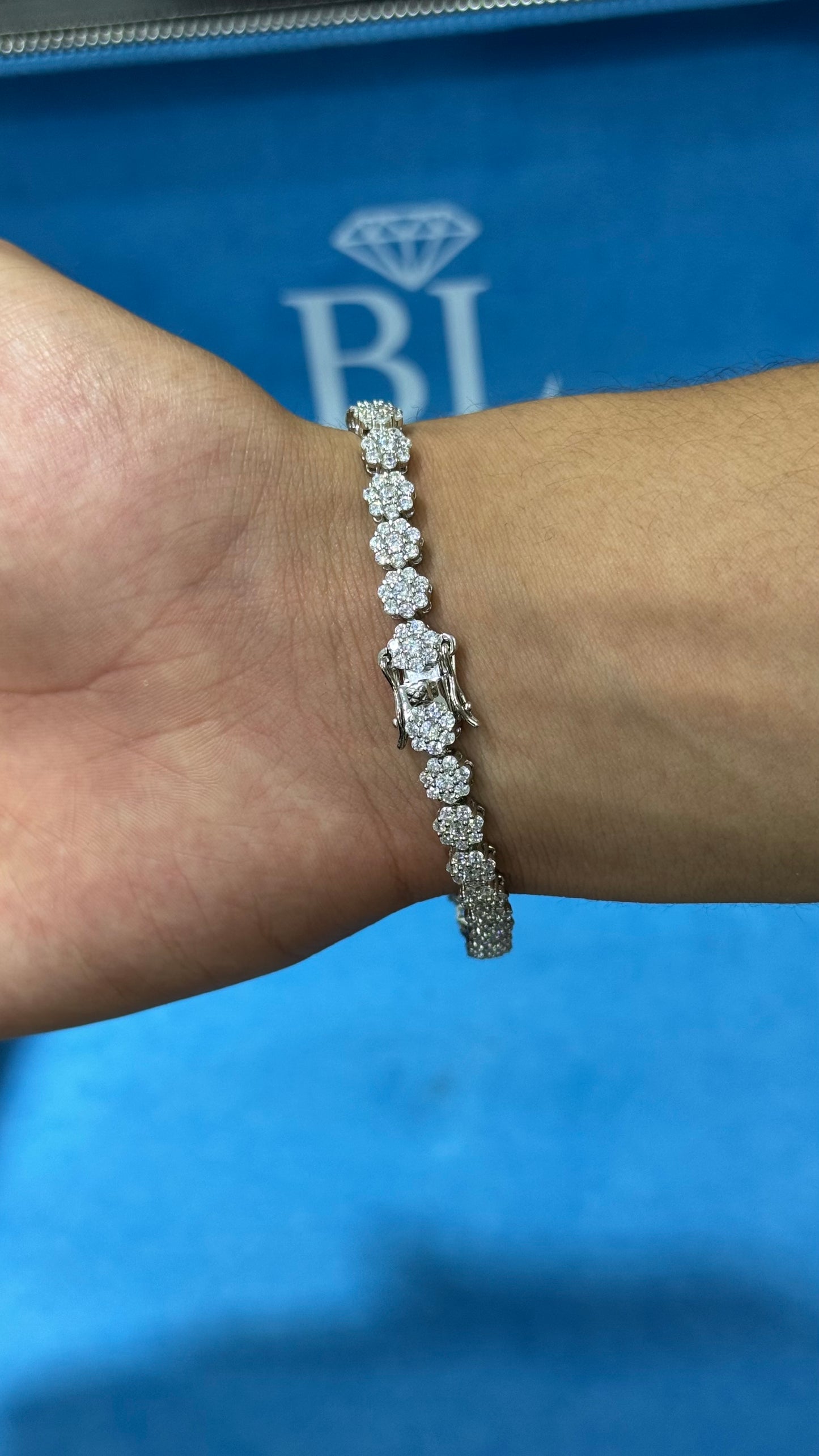 Pulso Tennís Circle Plata.925