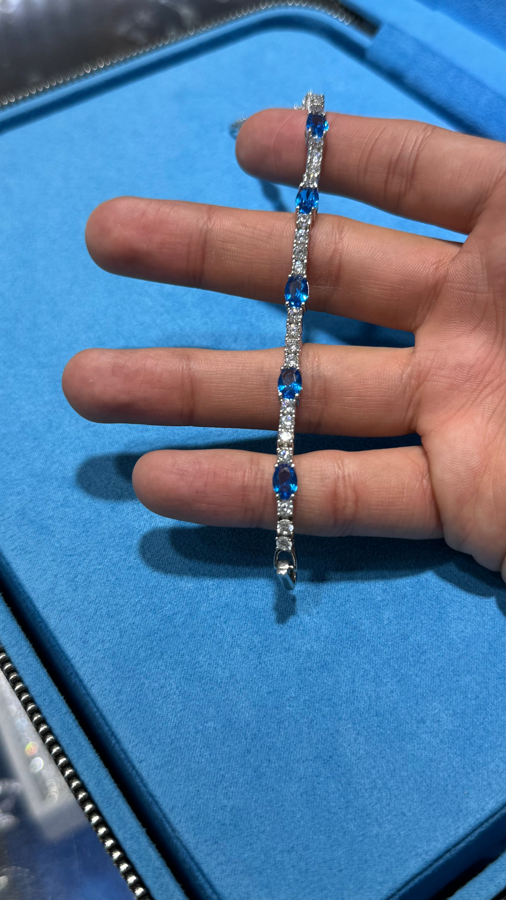 Pulso Corte Esmeralda Plata.925