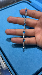 Pulso Corte Esmeralda Plata.925