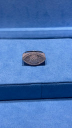 Anillo Ojo Moissanita Plata.925