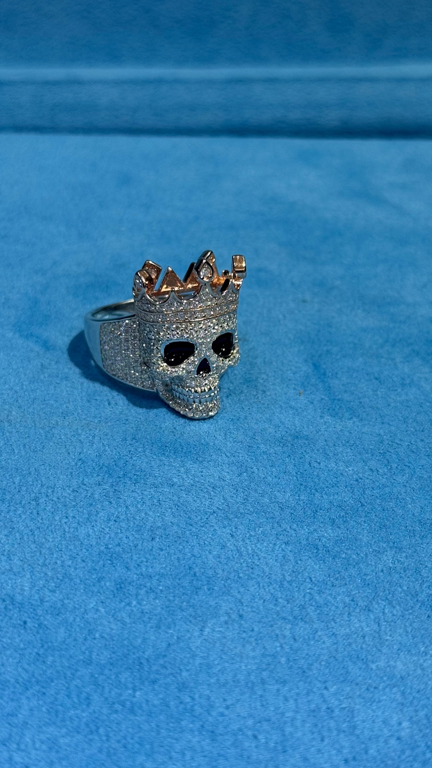 Anillo CalaV Moissanita Plata.925