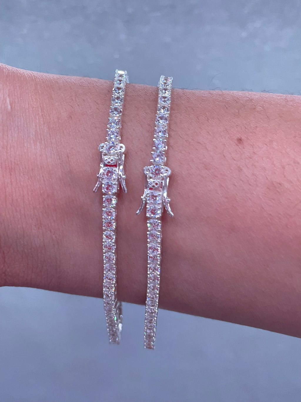 925 Silver Tennis Bracelet