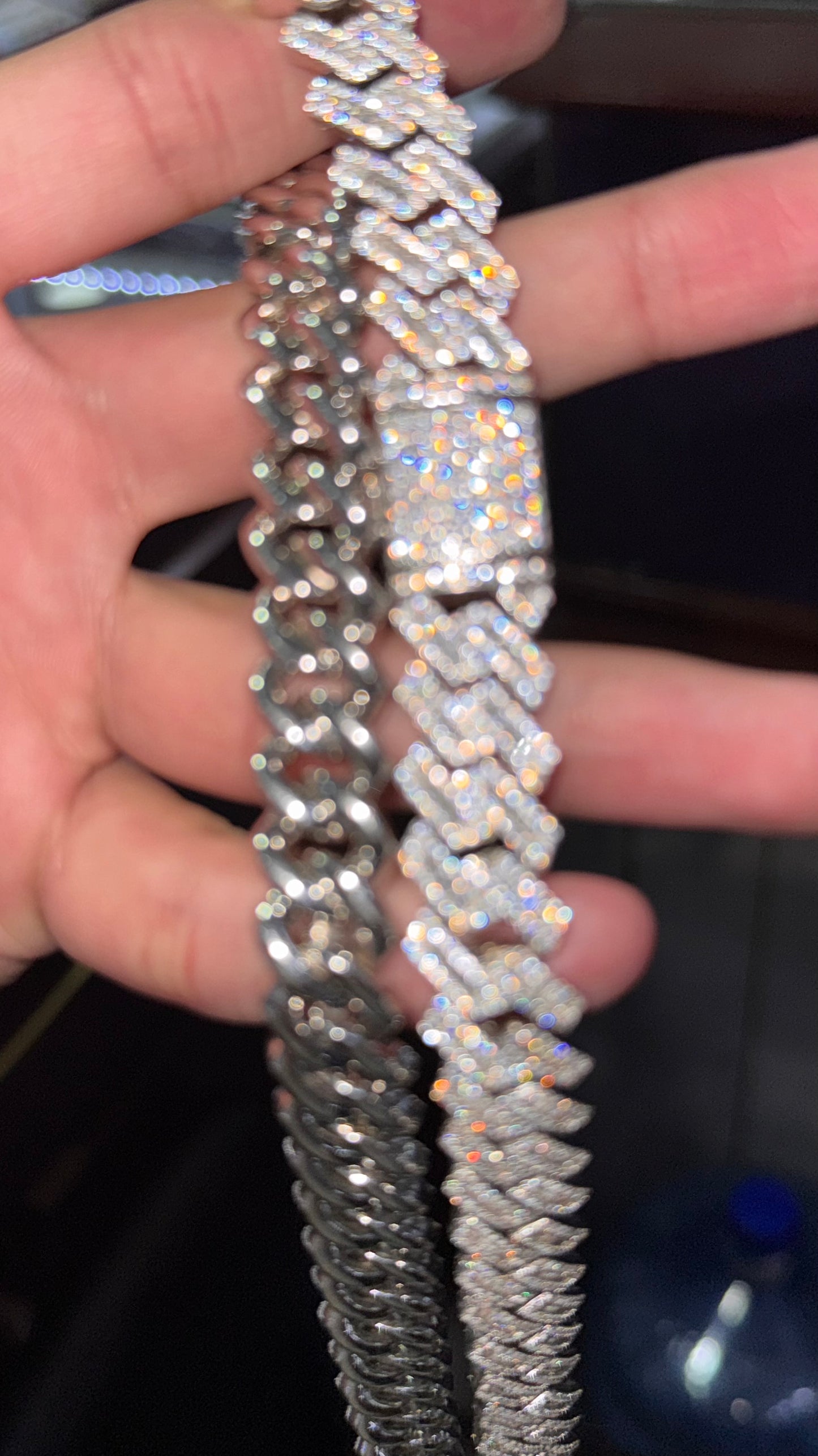 Cadena baguette Plata.925