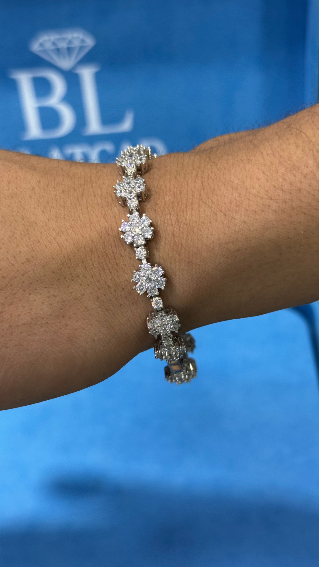 Pulso Copos nieve Plata.925