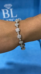 Pulso Copos nieve Plata.925