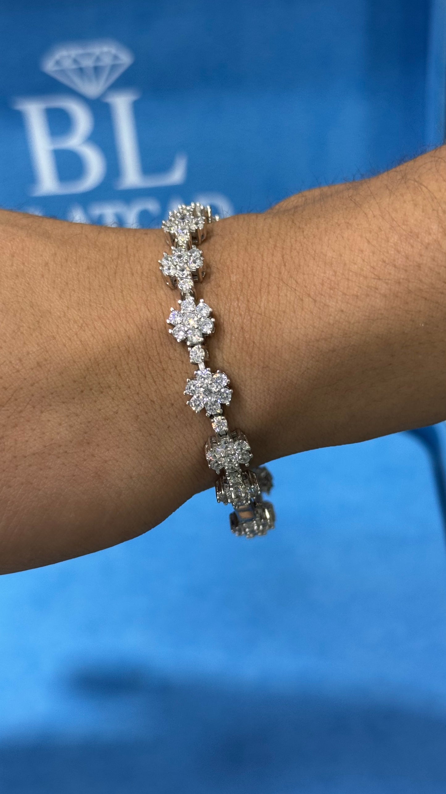 Pulso Copos nieve Plata.925