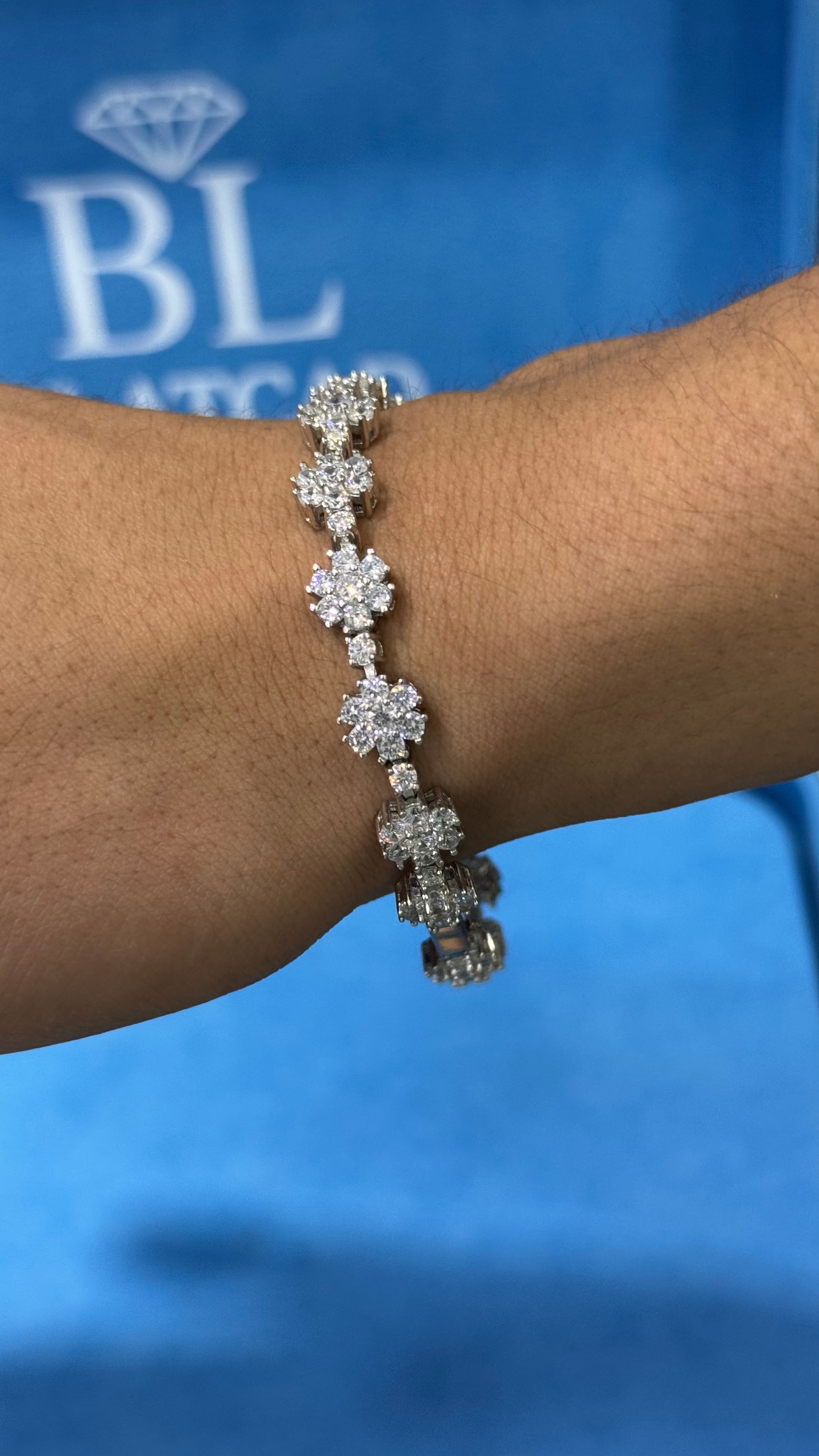 Pulso Copos nieve Plata.925