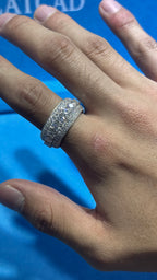 Anillos CoFl Moissanita Plata.925