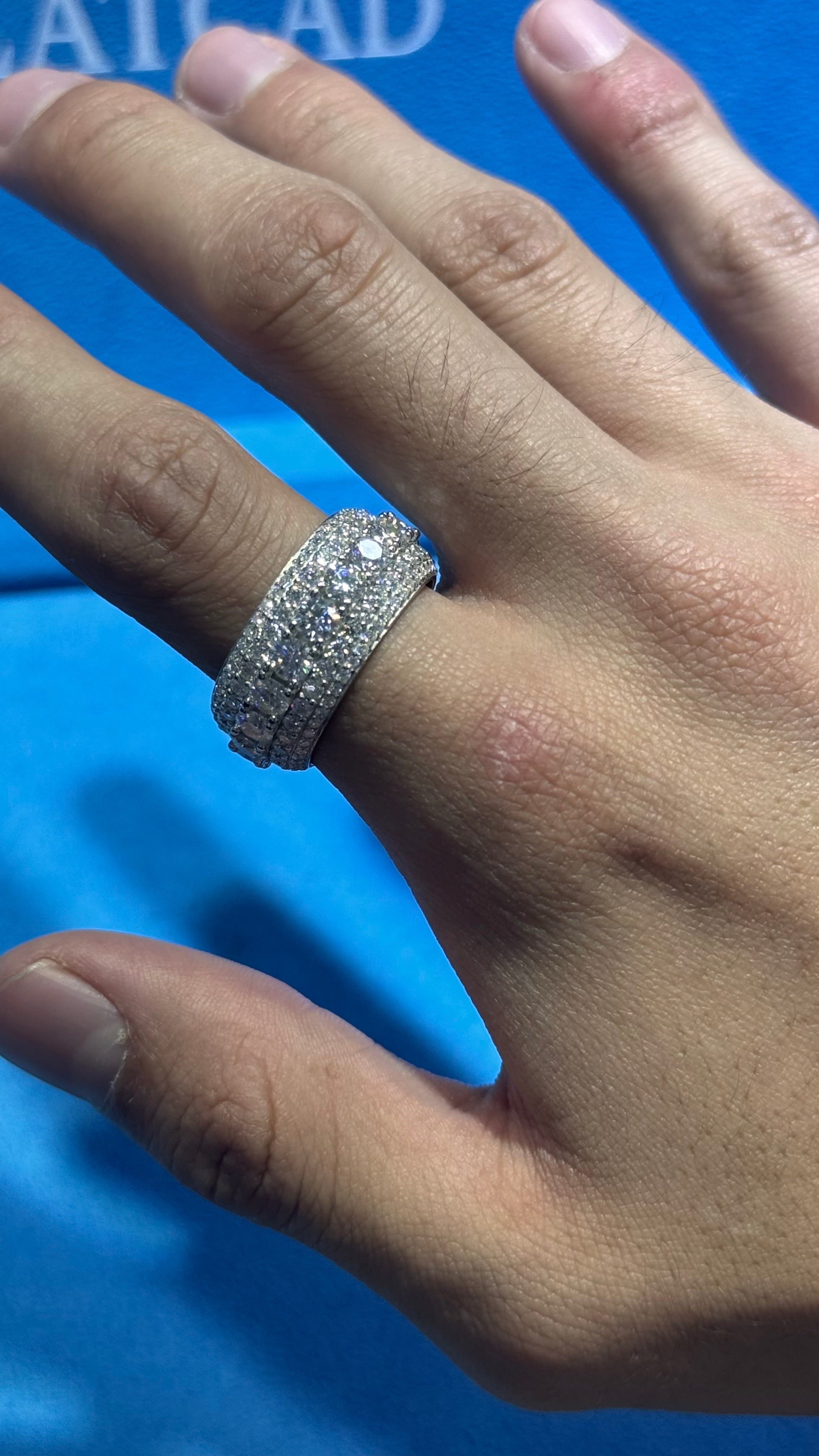 Anillos CoFl Moissanita Plata.925