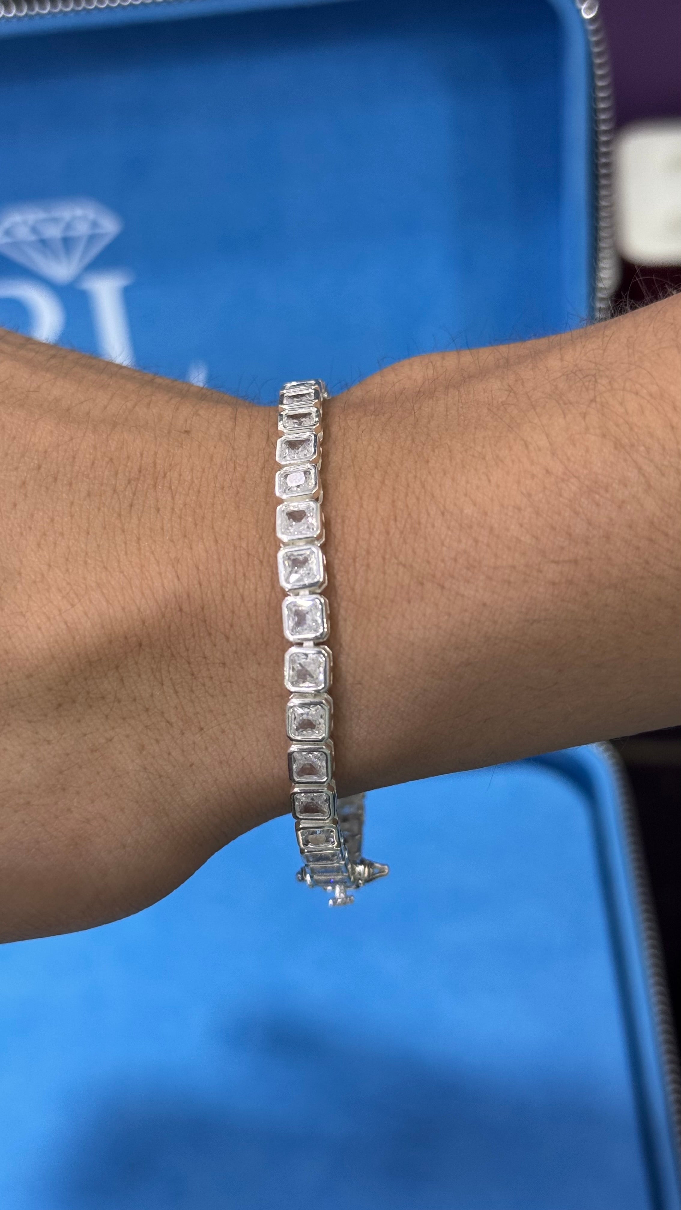 Pulso Cuadrado Plata.925