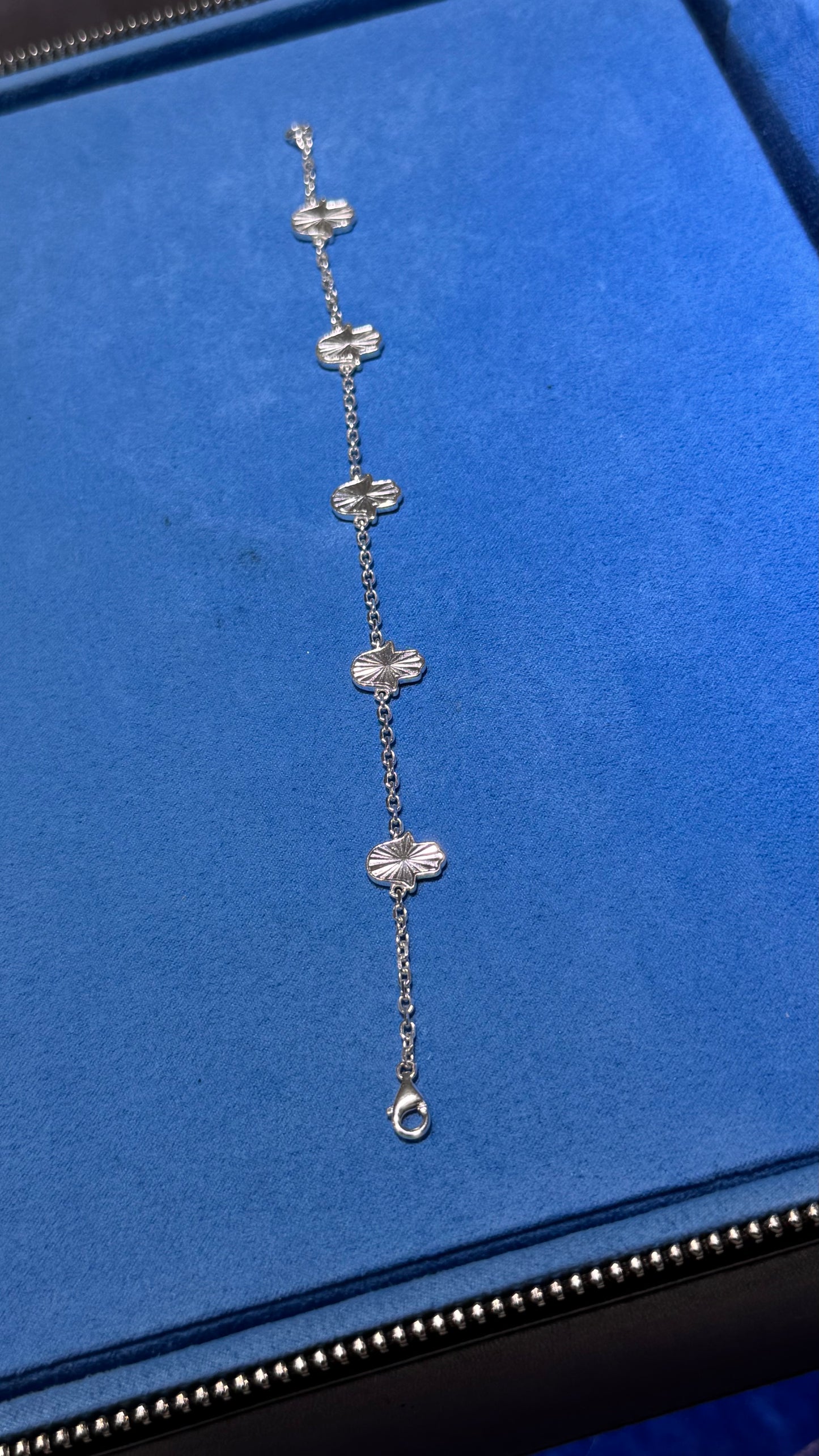 Pulso Mano D Fátima Plata.925