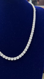 Cadena cuadrada Plata.925