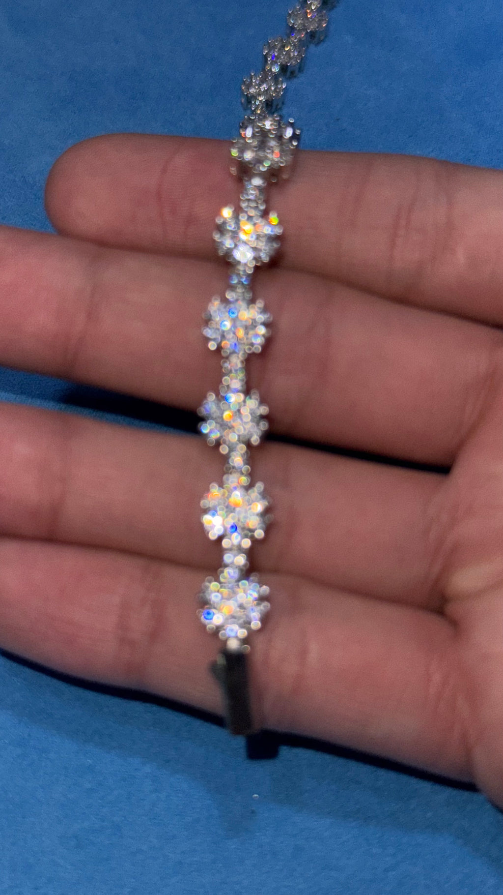 Pulso Copos nieve Plata.925