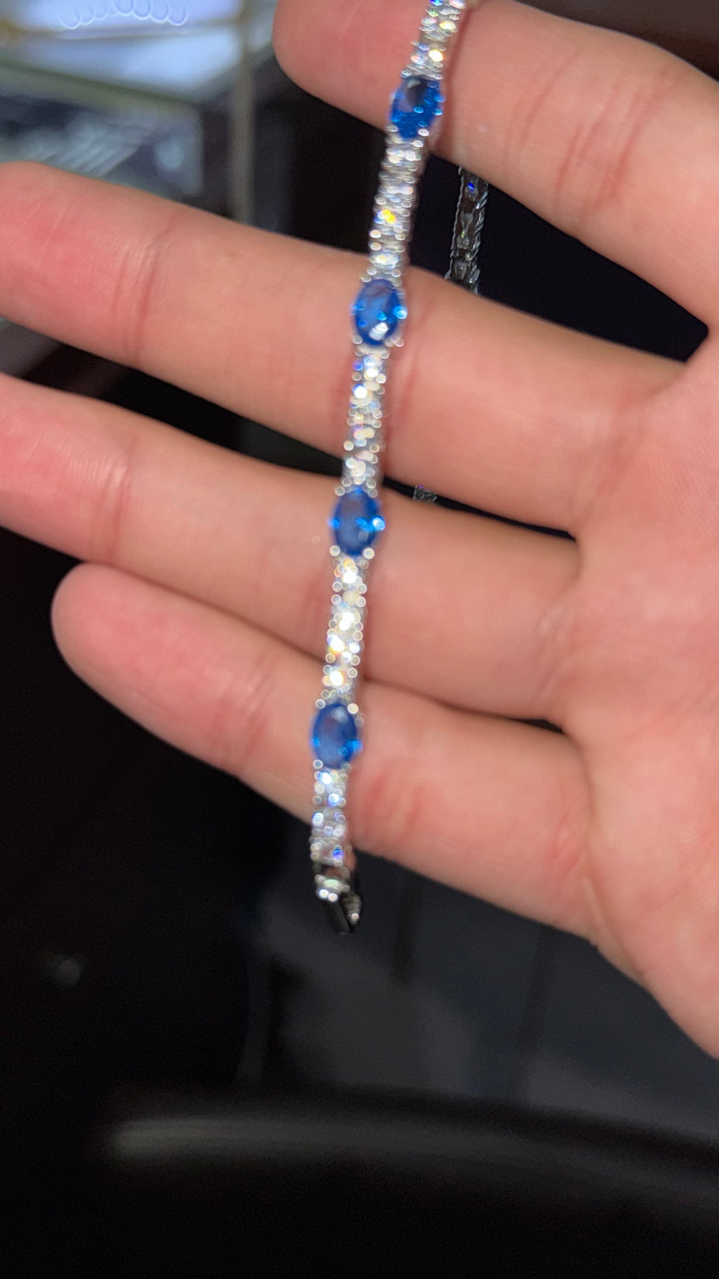 Pulso Corte Esmeralda Plata.925