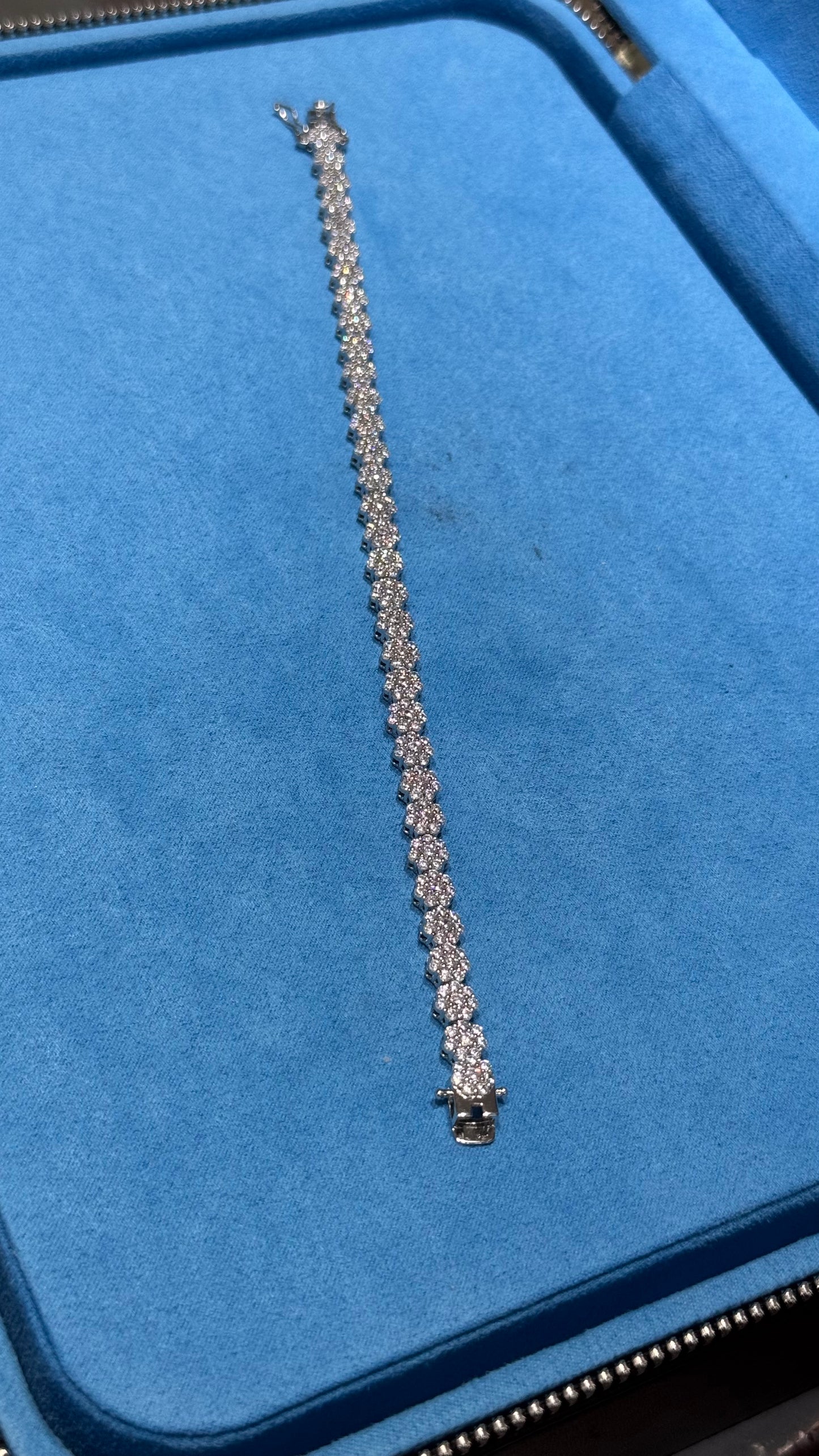 Pulso Tennís Circle Plata.925