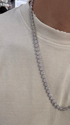925 Silver Tennis Circle Chain